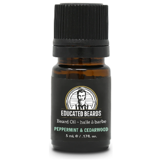 Educated Beards Peppermint & Cedarwood Beard Oil 5ml by Pasteur Pharmacy