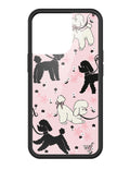 Poodle Doodles iPhone Case by Wildflower Cases