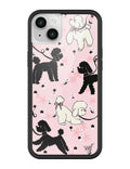 Poodle Doodles iPhone Case by Wildflower Cases