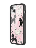 Poodle Doodles iPhone Case by Wildflower Cases