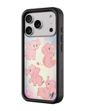 Pink Elephants iPhone Case by Wildflower Cases