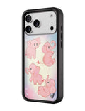 Pink Elephants iPhone Case by Wildflower Cases