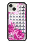Pink Floral Stud iPhone Case by Wildflower Cases