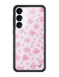 Forget Me Not Floral | Pink Samsung Galaxy Case by Wildflower Cases
