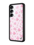 Forget Me Not Floral | Pink Samsung Galaxy Case by Wildflower Cases