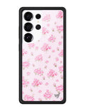 Forget Me Not Floral | Pink Samsung Galaxy Case by Wildflower Cases
