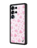 Forget Me Not Floral | Pink Samsung Galaxy Case by Wildflower Cases