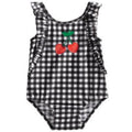 First Impressions Baby Girls Gingham-Print Cherries Swimsuit, 12 Months by Vanessa Jane
