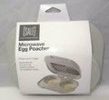 Salt Brand Microwave Egg Poacher for 1 or 2 Eggs w/ Lid for Breakfast Meats by Vanessa Jane