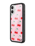 Pink Cherries iPhone Case by Wildflower Cases