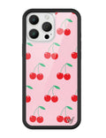 Pink Cherries iPhone Case by Wildflower Cases