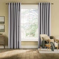 Signature Caleb 50x 84-Inch Grommet Modern Farmhouse Panel in Grey by Vanessa Jane