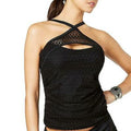 Island Escape Lost at Sea Crochet High-Neck Tankini Top by Vanessa Jane