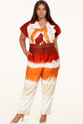 The Sunset Jumpsuit - Plus Size by Fasheabe