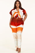 The Sunset Jumpsuit - Plus Size by Fasheabe