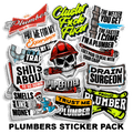 Plumbers Sticker Pack by Armed American Supply