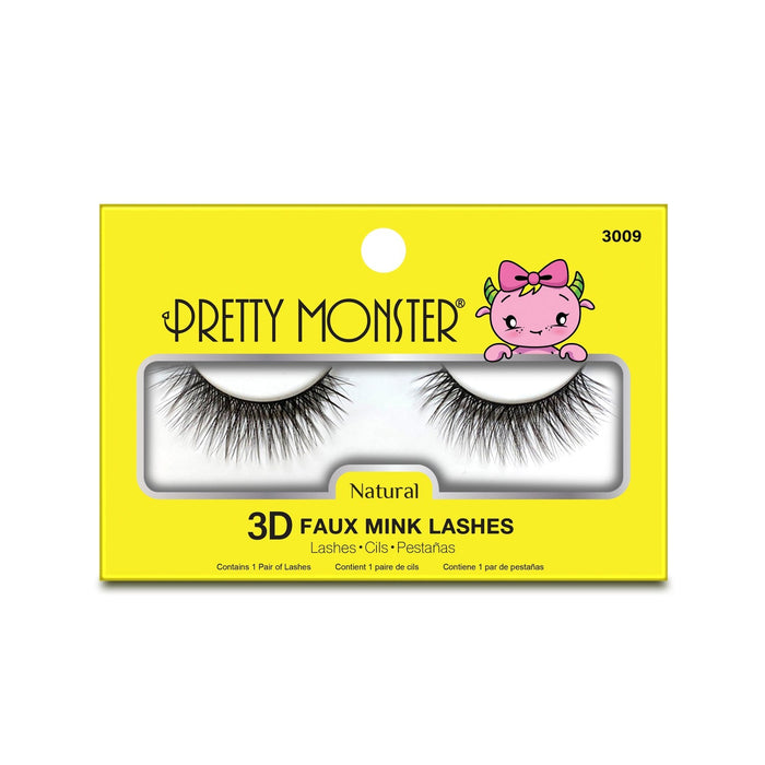 Pretty Monster Natural 3D Faux Mink Lashes by Avera Group