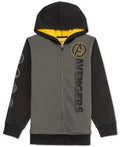 Marvel Big Boys Avengers Hero Symbols Colorblocked Hoodie, Size Medium by Vanessa Jane