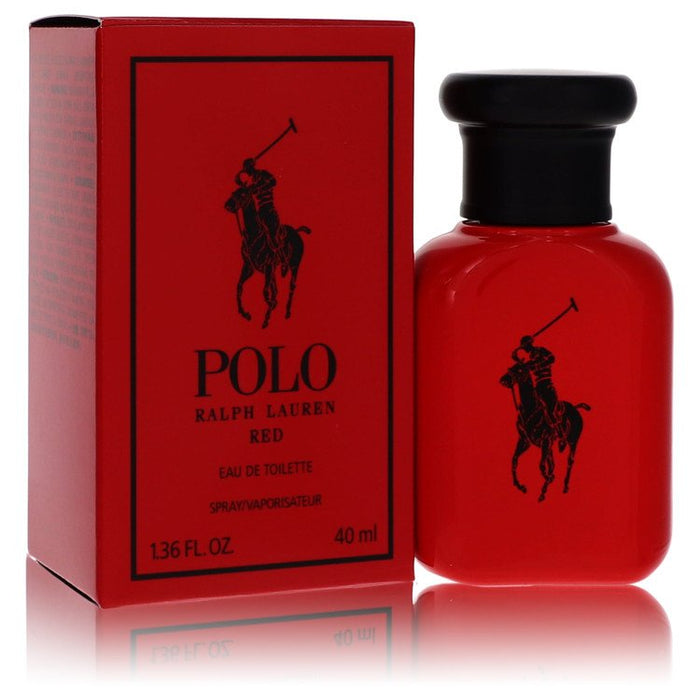 Polo Red by Ralph Lauren Eau De Toilette Spray 1.3 oz for Men by Avera Group