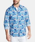 Nautica Blue Mens Printed Classic Fit Button-Down Shirt, Size XL by Vanessa Jane