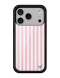 Pink Stripes iPhone Case by Wildflower Cases