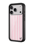 Pink Stripes iPhone Case by Wildflower Cases