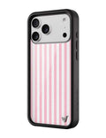 Pink Stripes iPhone Case by Wildflower Cases