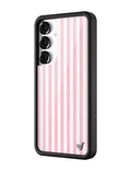 Pink Stripes Samsung Galaxy Case by Wildflower Cases