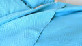 DaDa Bedding Gentle Wave Turquoise Teal Blue Lagoon Lightweight Quilted Bedspread Set (LH3000) by DaDalogy Bedding Collection