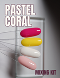 The Attain Pastel Coral Kit | Mix Your Own Gel Polish Colors by Attain Cosmetics