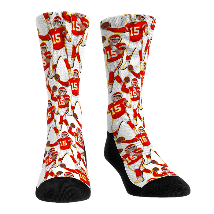 Patrick Mahomes - Kansas City Chiefs - No Look Pass by Rock 'Em Socks