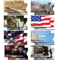 RFID Blocking Credit Card Sleeves - Patriotic 16 Pack by ID Stronghold