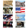 RFID Blocking Credit Card Sleeves - Patriotic 8 Pack by ID Stronghold