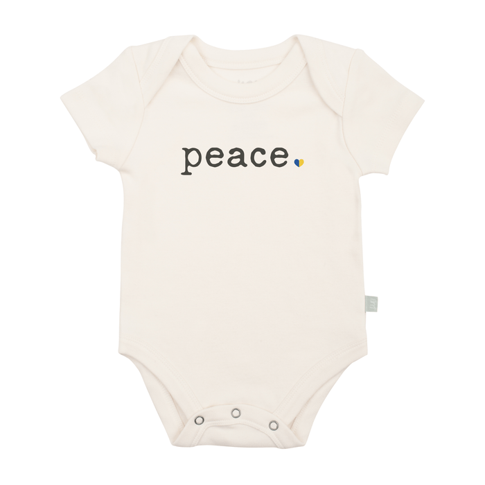 graphic bodysuit | peace by Finn + Emma