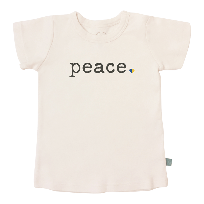 graphic tee | peace by Finn + Emma