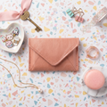 Mini Envelope Wallet With RFID protection - Pearl Pink by CASUPO