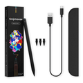 Pencil Pro 2 | Midnight Black - iPad Pen With Gesture Controls by Tinymoose USA