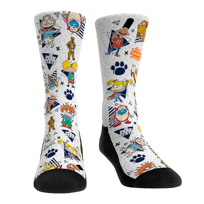 Penn State Nittany Lions - 90's Nickelodeon Characters All-Over by Rock 'Em Socks