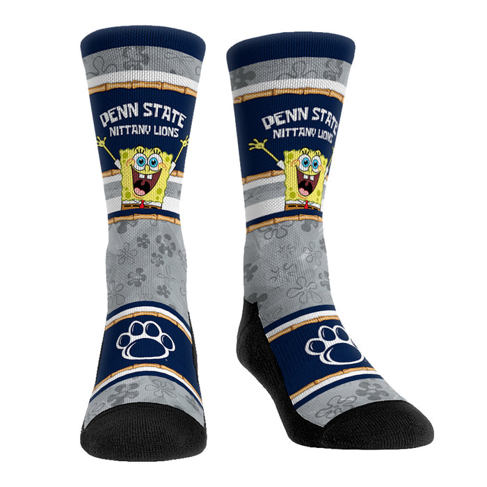 Penn State Nittany Lions - SpongeBob SquarePants Tiki Stripe by Rock 'Em Socks