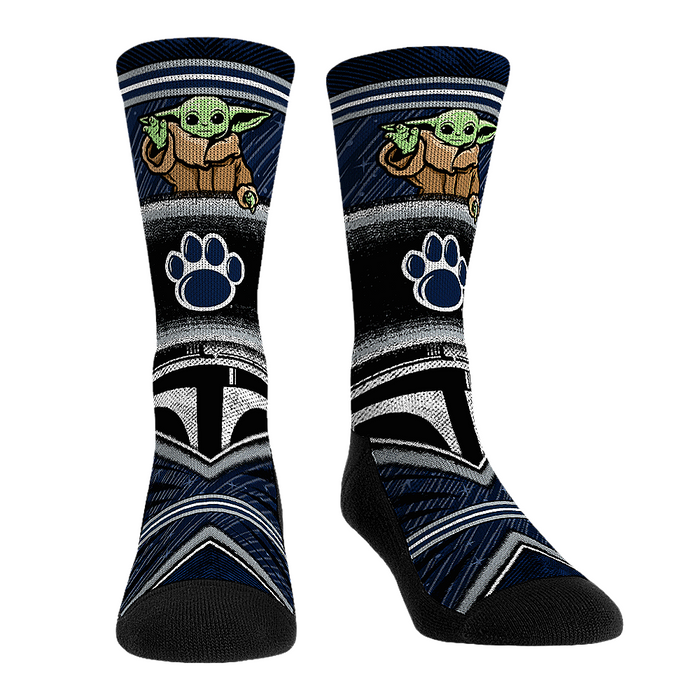 Penn State Nittany Lions - Star Wars - Grogu Intergalactic Fan by Rock 'Em Socks