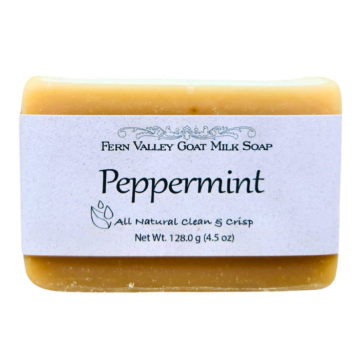 Handmade Goat Milk Soap | All Natural Peppermint by Fern Valley Soap