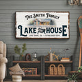 Personalized Lake House Sign by Tailored Canvases