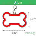 Sublimation Blank Pet Tag Double sided -Blue/Pink/Red/Black by INNOSUB USA