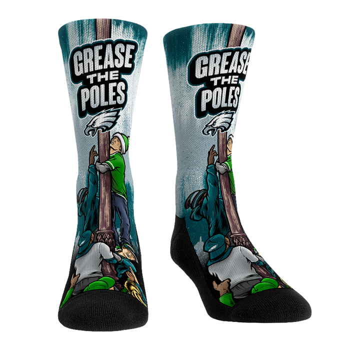 Philadelphia Eagles - Grease The Poles by Rock 'Em Socks