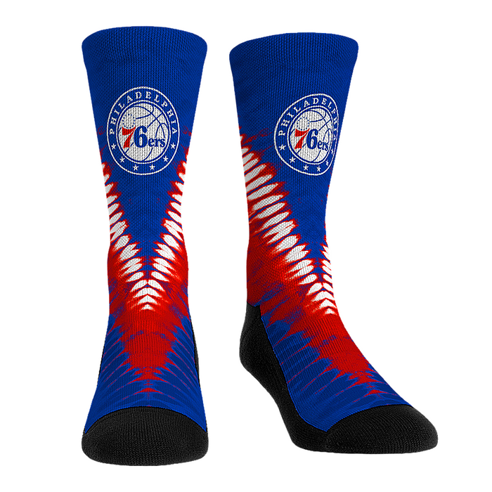 Philadelphia 76ers - V Shape Tie Dye by Rock 'Em Socks