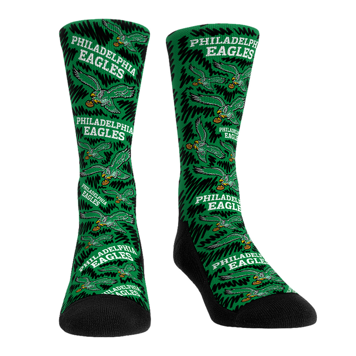 Philadelphia Eagles - Throwback Logo Sketch by Rock 'Em Socks