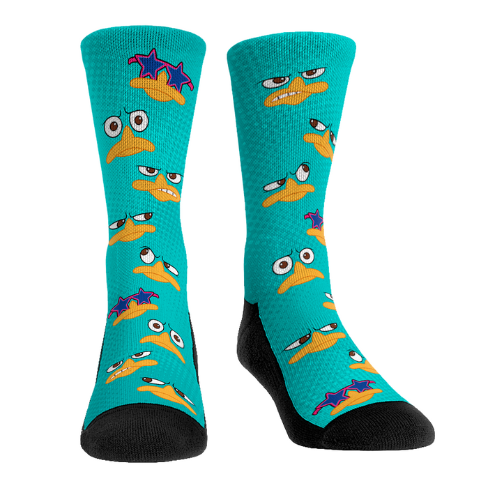 Phineas and Ferb - Perry Faces All-Over by Rock 'Em Socks