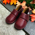 Kids Slip-On Dress Shoes – Toddler School & Wedding Shoes with Easy-Close Velcro Strap by ozznekshoes