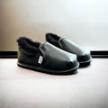 Black Faux-Fur Barefoot Shoe Topper | Ozznek Removable Sole Shoes by ozznekshoes