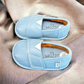 Blue-Grey Velvet Topper | Ozznek Removable Sole Shoes | Barefoot & Zero-Drop by ozznekshoes